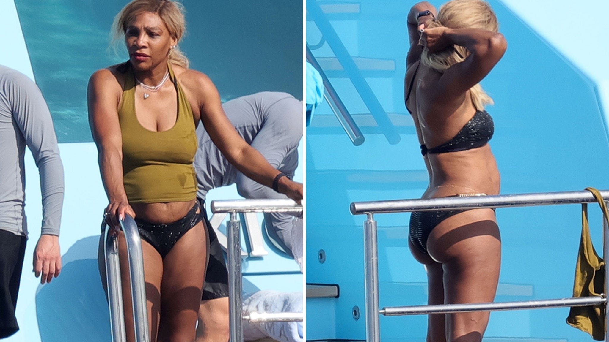 Serena Williams Shows Off Bikini Bod On Yacht With Family