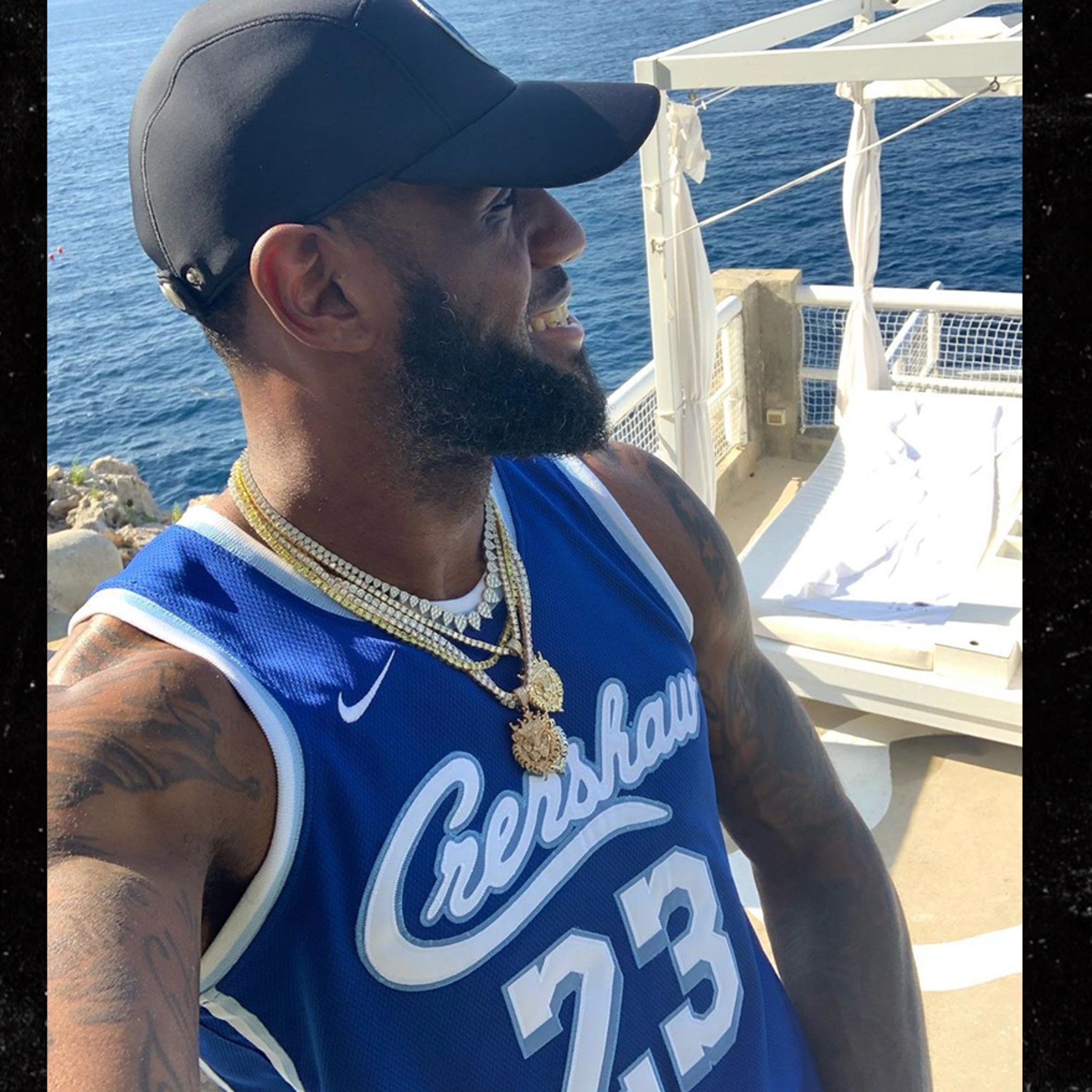 LeBron James Honors Nipsey Hussle with Custom Crenshaw Jersey