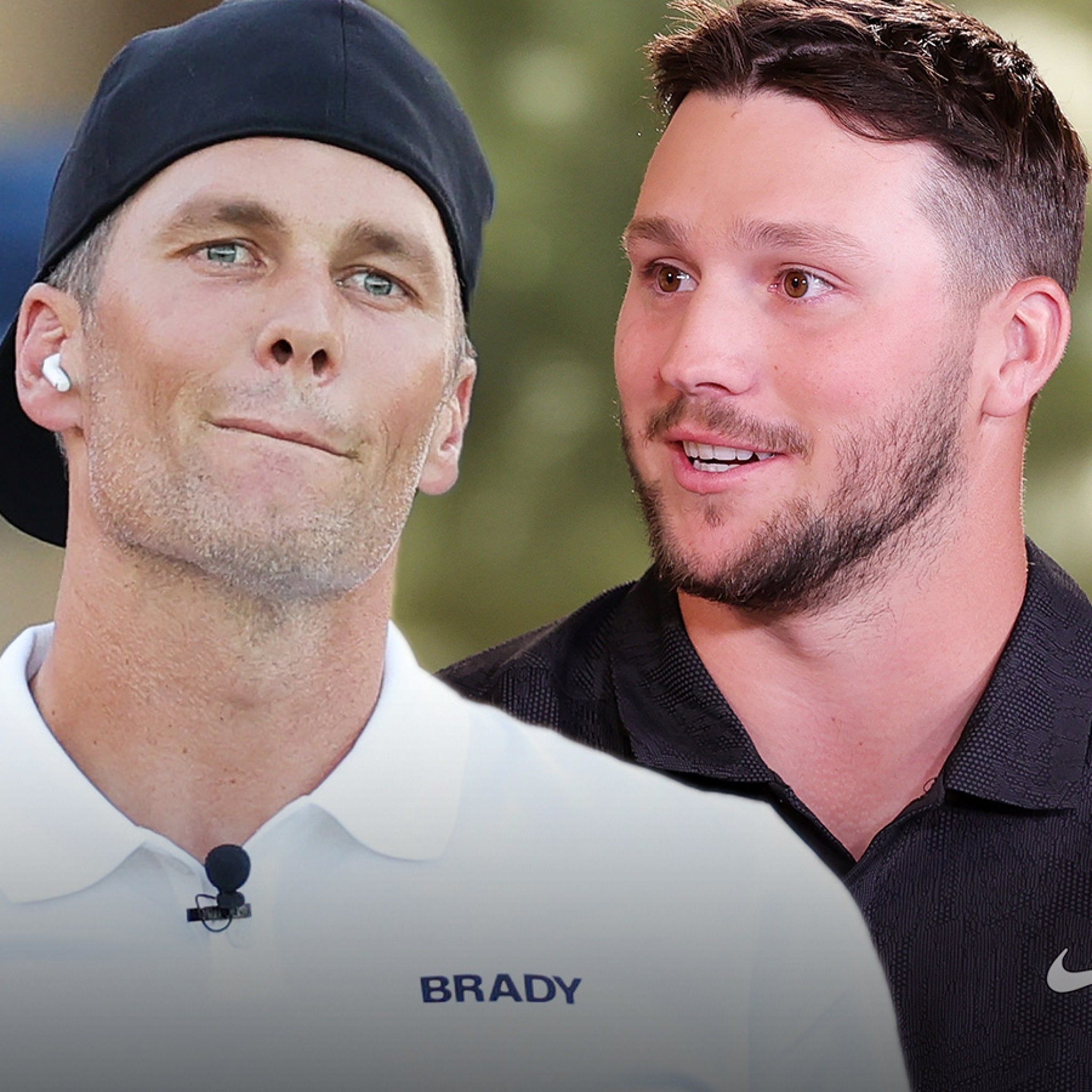 Josh Allen Calls BS On Tom Brady's Hole-In-One Video