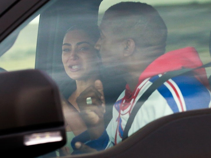 Kim and Kanye -- Tearful Reunion