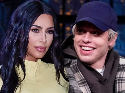 Kim Kardashian and Pete Davidson