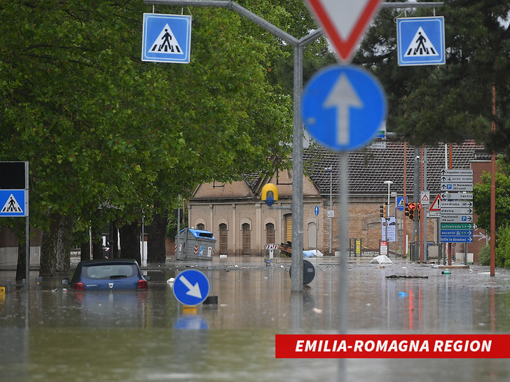Northern Emilia-Romagna region flooding