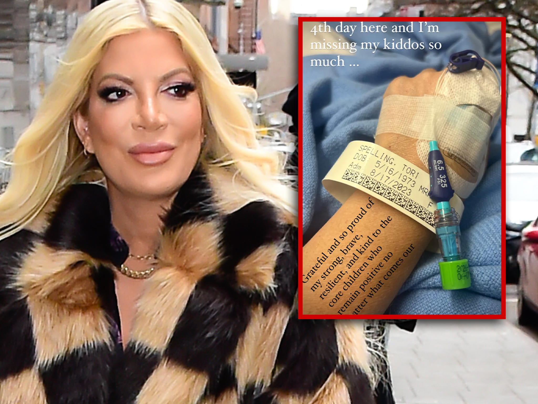 Tori Spelling Hospitalized Amid Split with Dean McDermott, image size:2048x1536