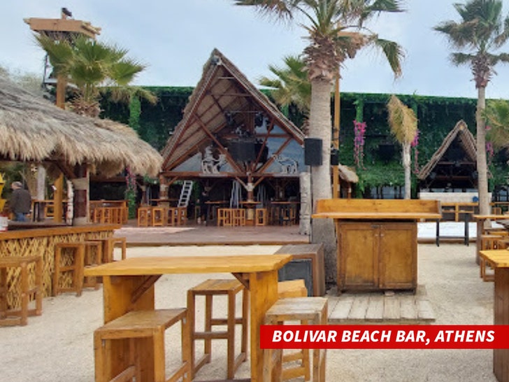 Bar sulla spiaggia di Bolívar