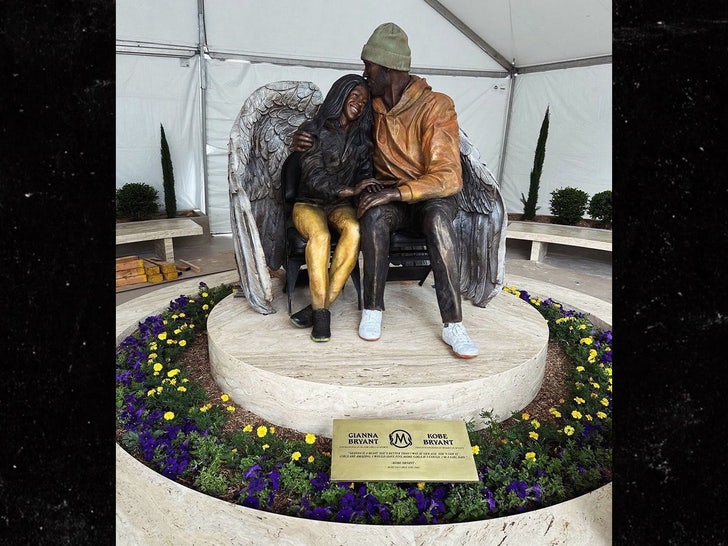 Kobe Bryant Statue With Gianna Unveiled Outside Arena