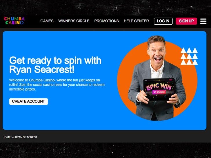 chumba casino VGW games ryan seacrest sub 1