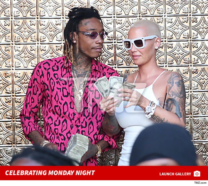 Wiz Khalifa and Amber Rose -- We're Still Down for Each Other ... Just Add Ass!