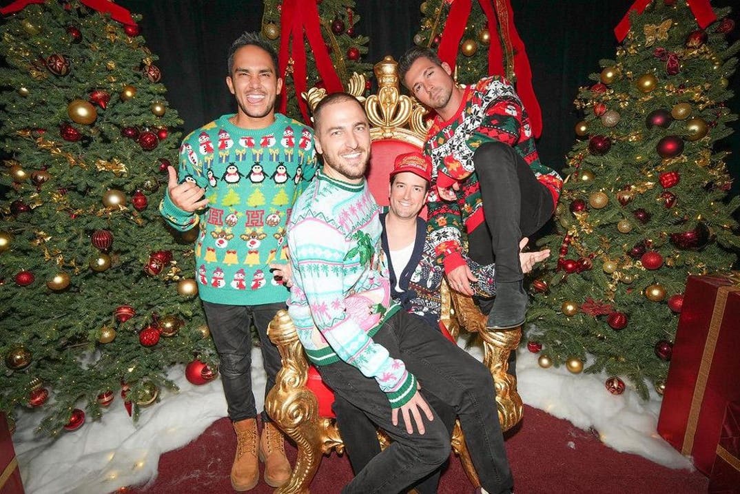 Carlos PenaVega, Kendall Schmidt, Logan Henderson, and James Maslow