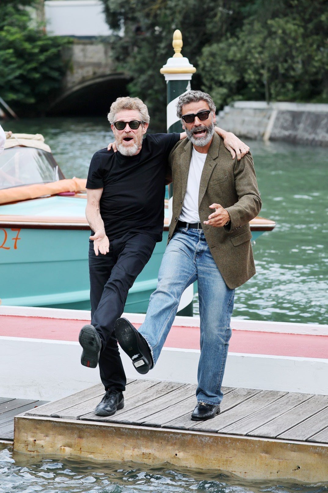 Willem Dafoe and Oscar Isaac