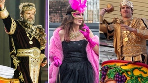 Mardi Gras Mania -- See Stars On The Streets Of New Orleans