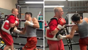 Jake Paul Willingly Takes Beating From Ryan Garcia, 'This Is Stupid'