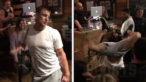 Rob Gronkowski Dances His Face Off With Brothers at Dallas Bar