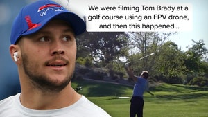 Josh Allen Calls BS On Tom Brady's Hole-In-One Video