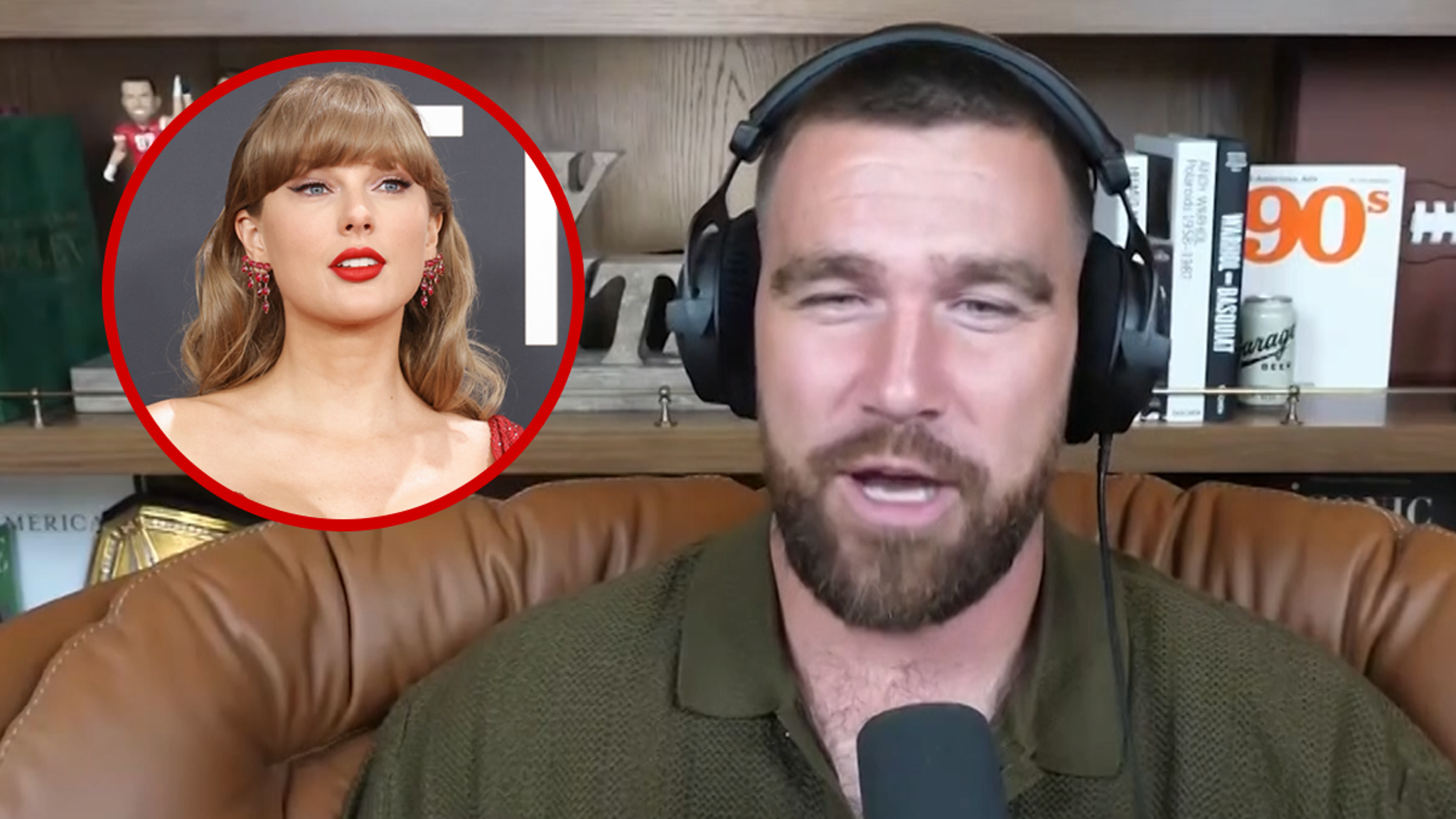 Travis Kelce Claims He’s Never Had an Argument With Taylor Swift Travis Kelce Claims He’s Never Had an Argument With Taylor Swift