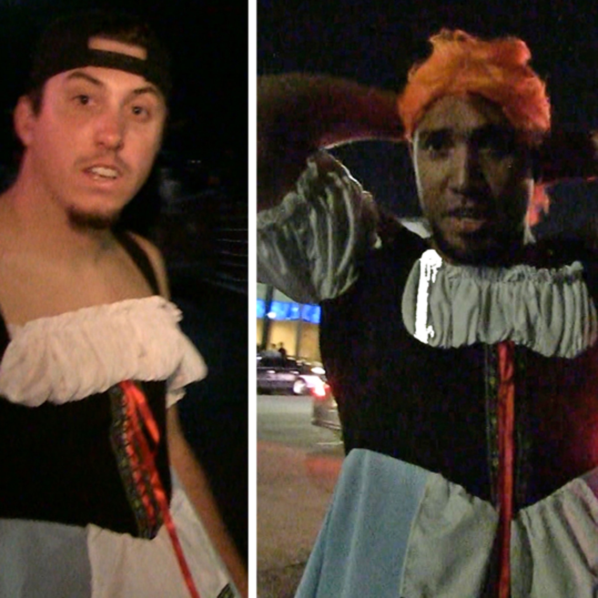 S F Giants Rookies In Cross Dressing Hazing