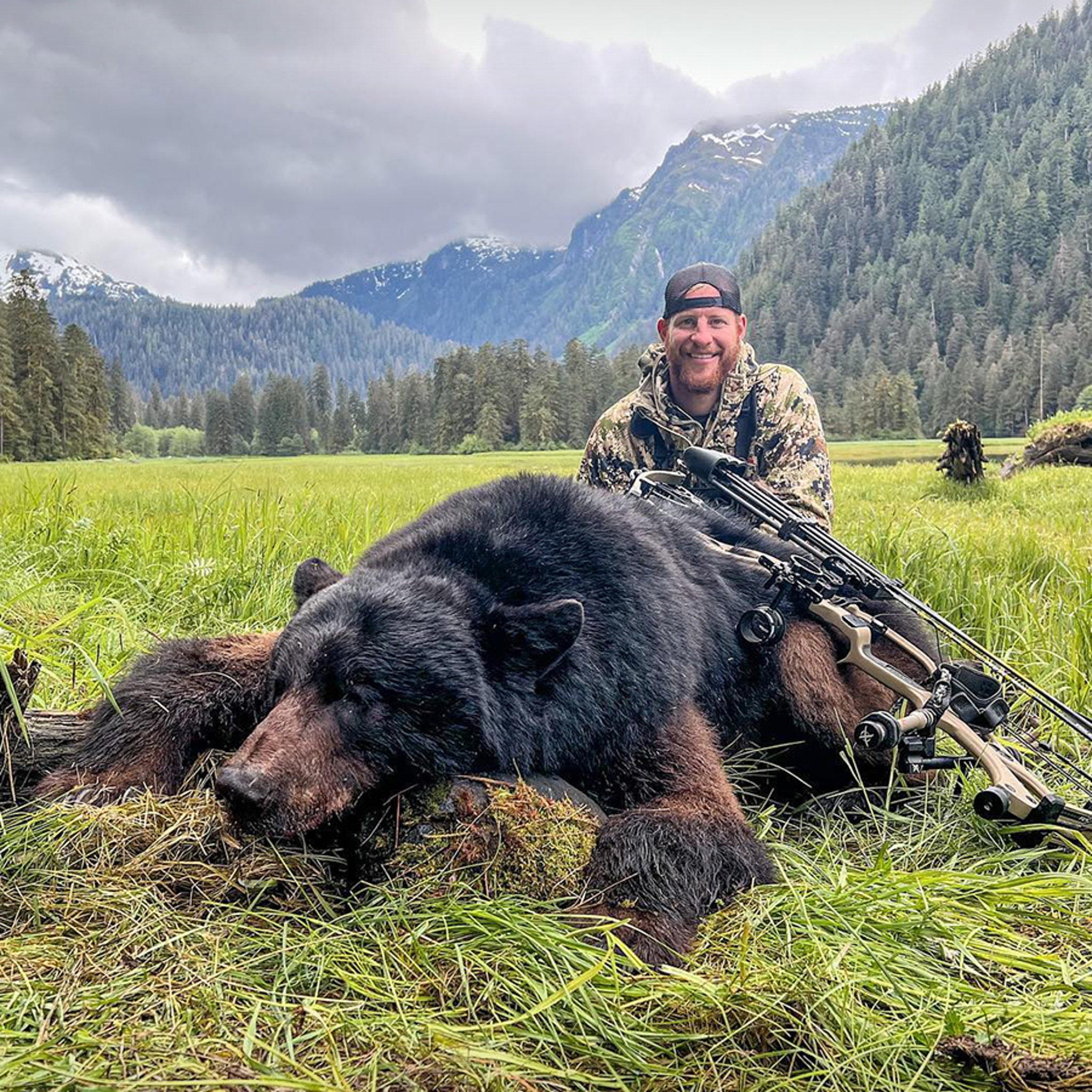 Carson Wentz Hunts Black Bear W/ Bow In Alaska, Animal Lovers Pissed