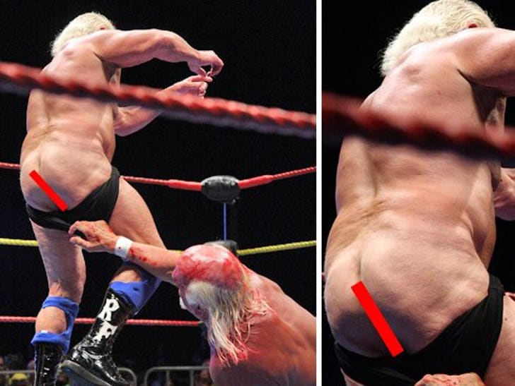 During a wrestling match in Australia on Tuesday, a bloody Hulk Hogan uncov...