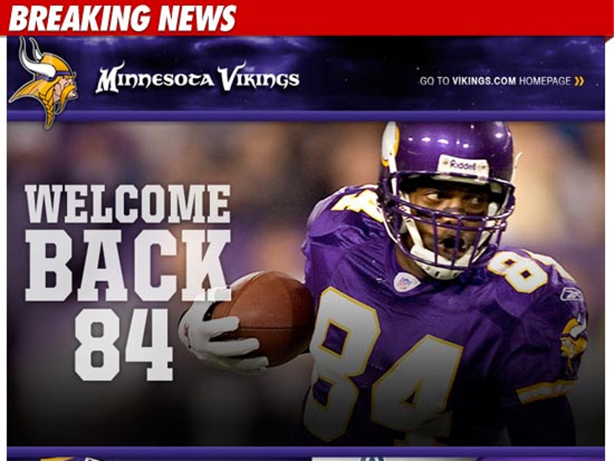 Randy Moss Trade -- Minnesota Vikings Already Selling Moss Jerseys