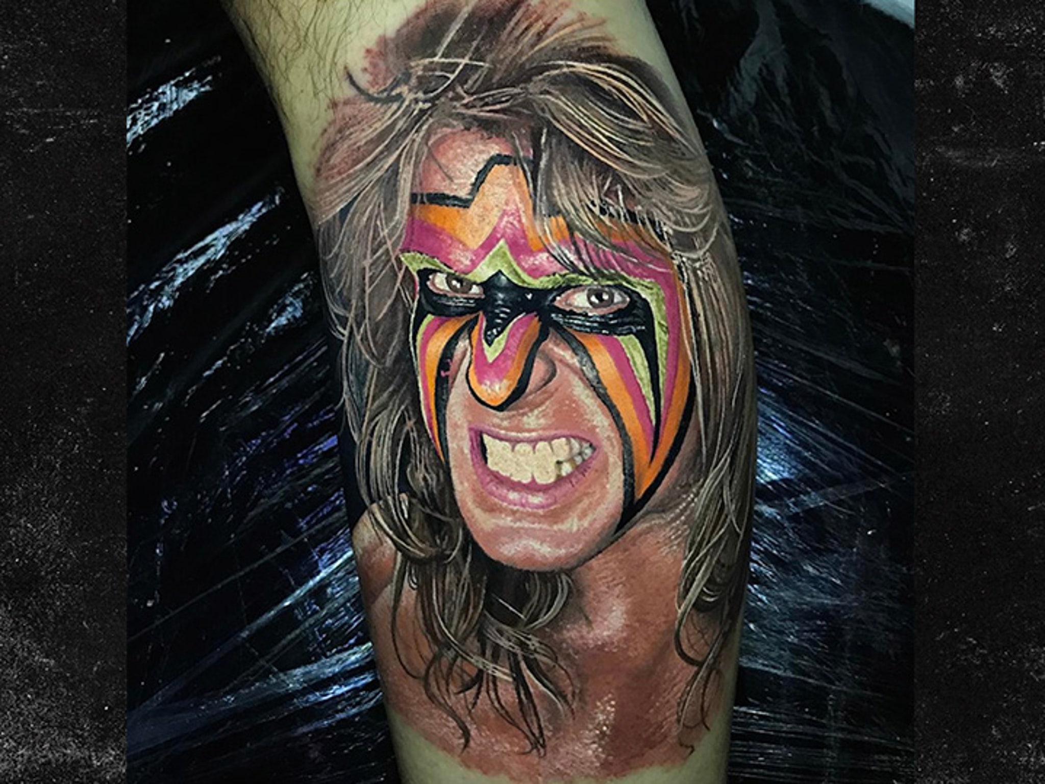 Sontheimer Tattoo  Got a shot today of Johns Ultimate Warrior tattoo