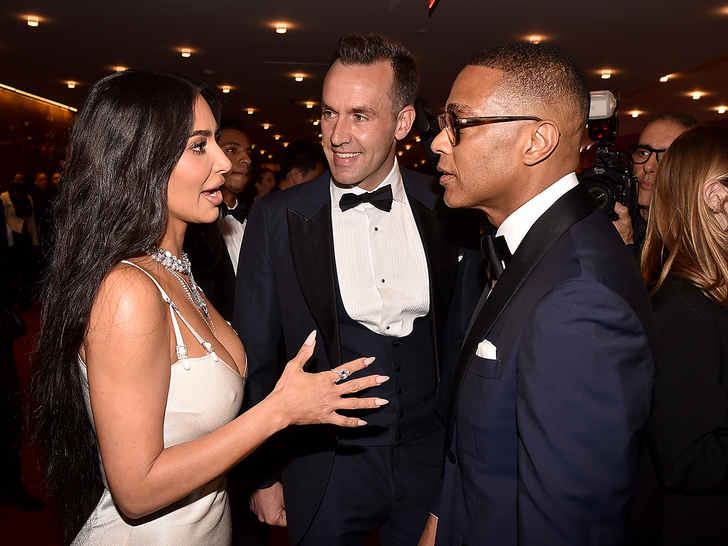 Kim Kardashian, Tim Malone and Don Lemon