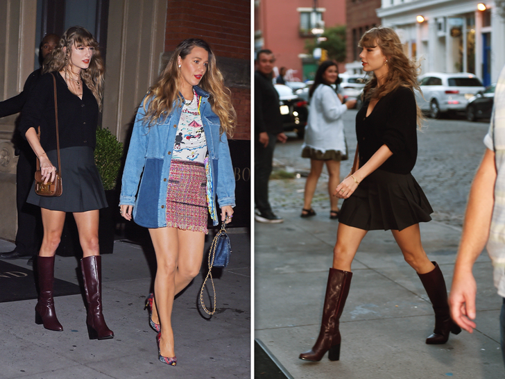Taylor Swift and Blake Lively out for dinner