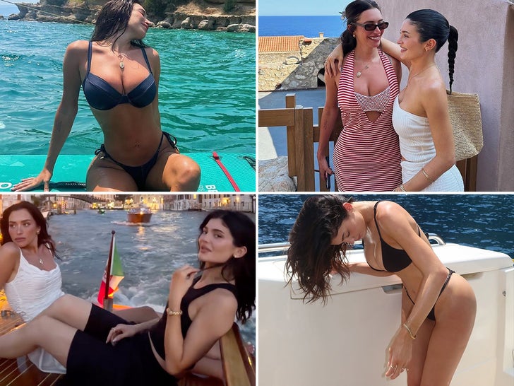 Kylie Jenner And Stassie Karanikolaou Summer 2024 Bae-Cation