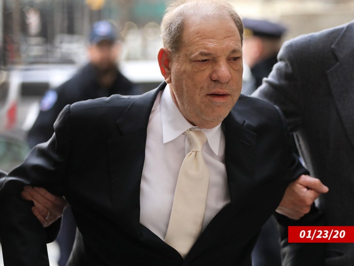 harvey weinstein looking frail carried to be arrested