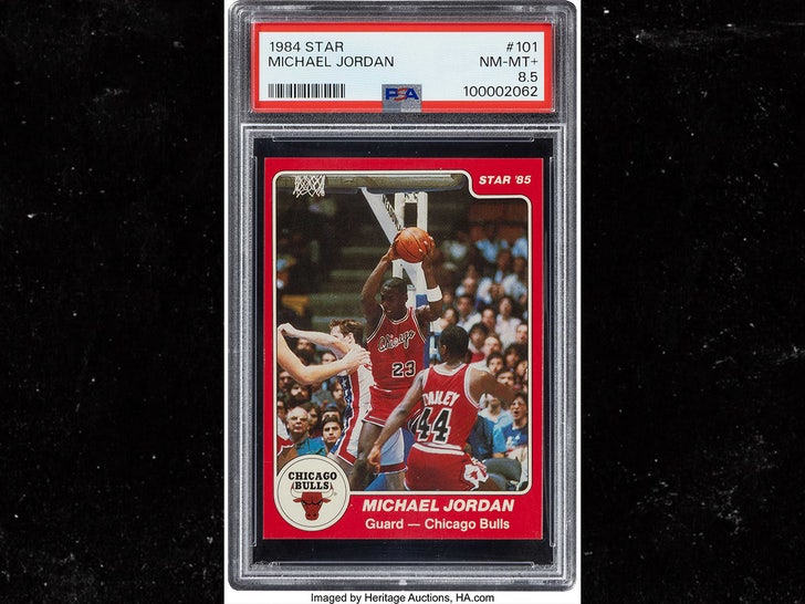 michael jordan basketball card auction heritage auction