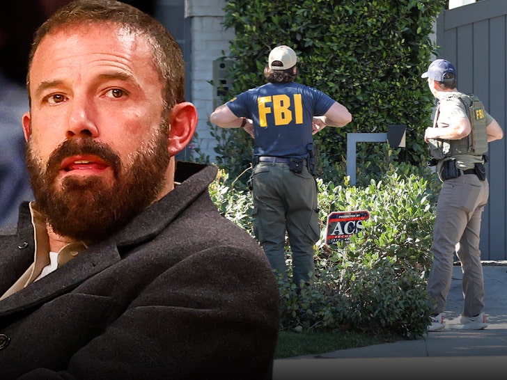 ben affleck and fbi at house