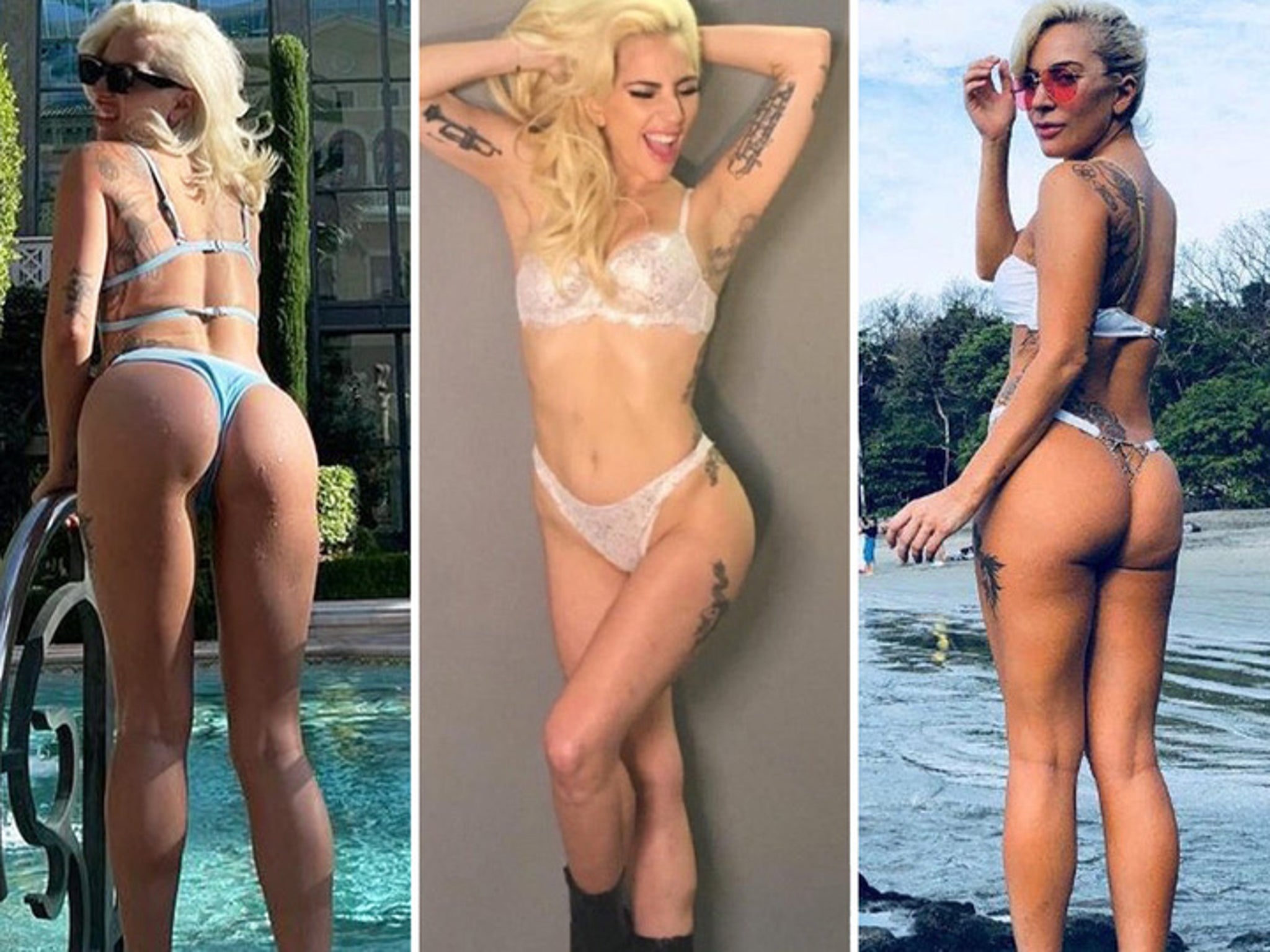 Go Goo Goo for Gaga's Sexy Shots ... Happy 39th Birthday!