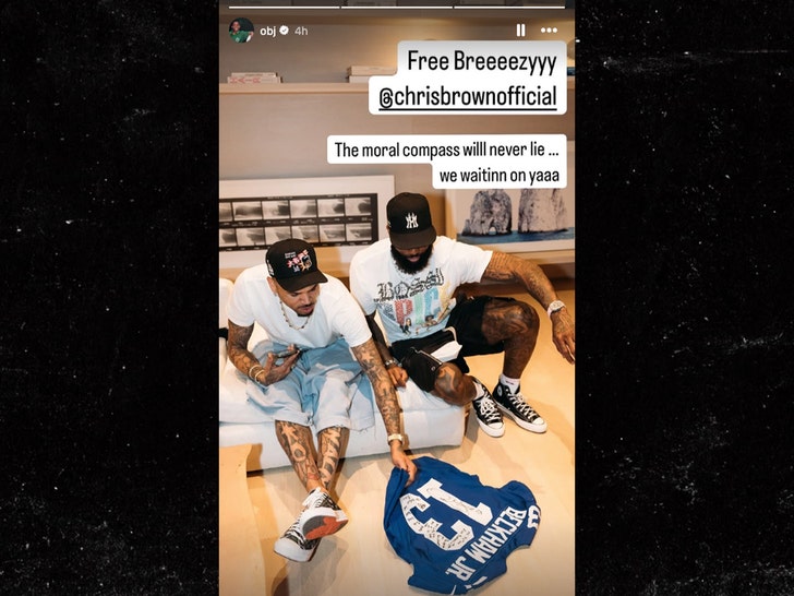 Chris Brown and Odell Beckham JR Insta 1