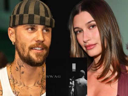 justin bieber hailey bieber swag getty comp