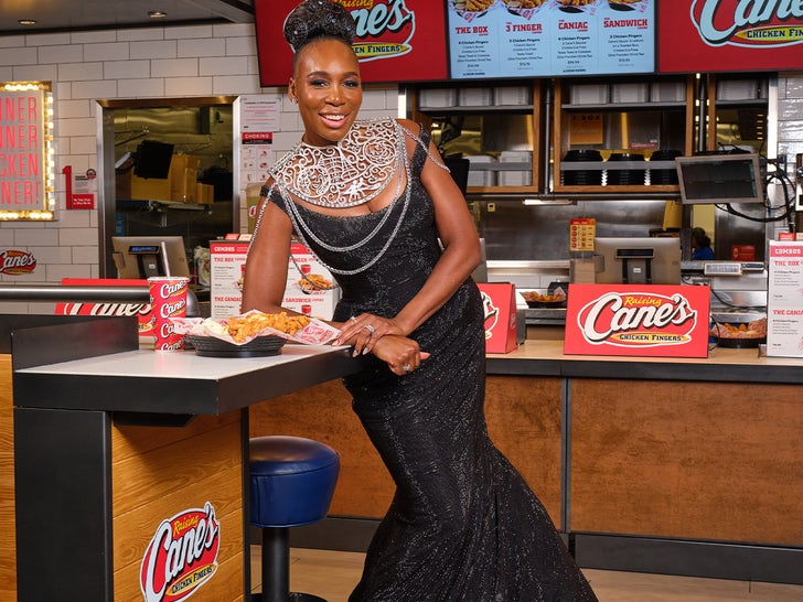 Venus Williams at Raising Cane's in NYC