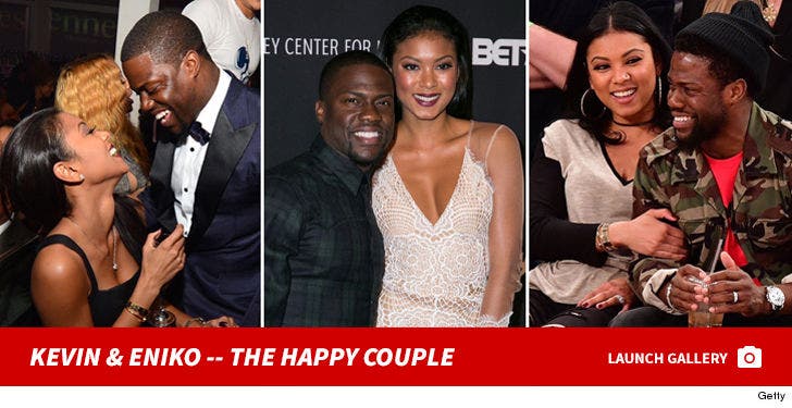 Kevin And Eniko Hart -- Together Photos