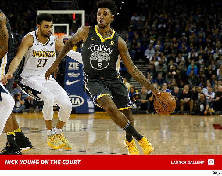 Nick Young on the Court