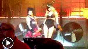 Nikki Sixx's Hot Girlfriend -- Stripper Dancin' At Motley Crue Concert [Video]