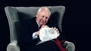 Sacha Baron Cohen Gets Dick Cheney to Sign 'Waterboard Kit'