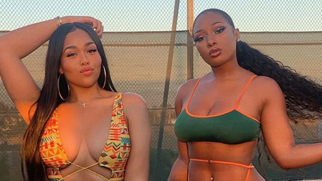 Jordyn Woods (21) vs. Megan Thee Stallion (24) -- Sexy Swimsuit Edition