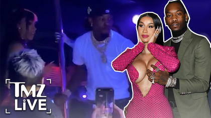 Warning: Don't pop bottles in Cardi B's direction while Offset is around.