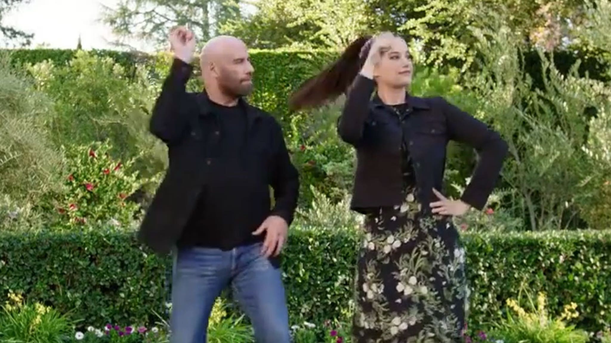 John Travolta and daughter recreate the ‘Grease’ dance for the Super Bowl ad
