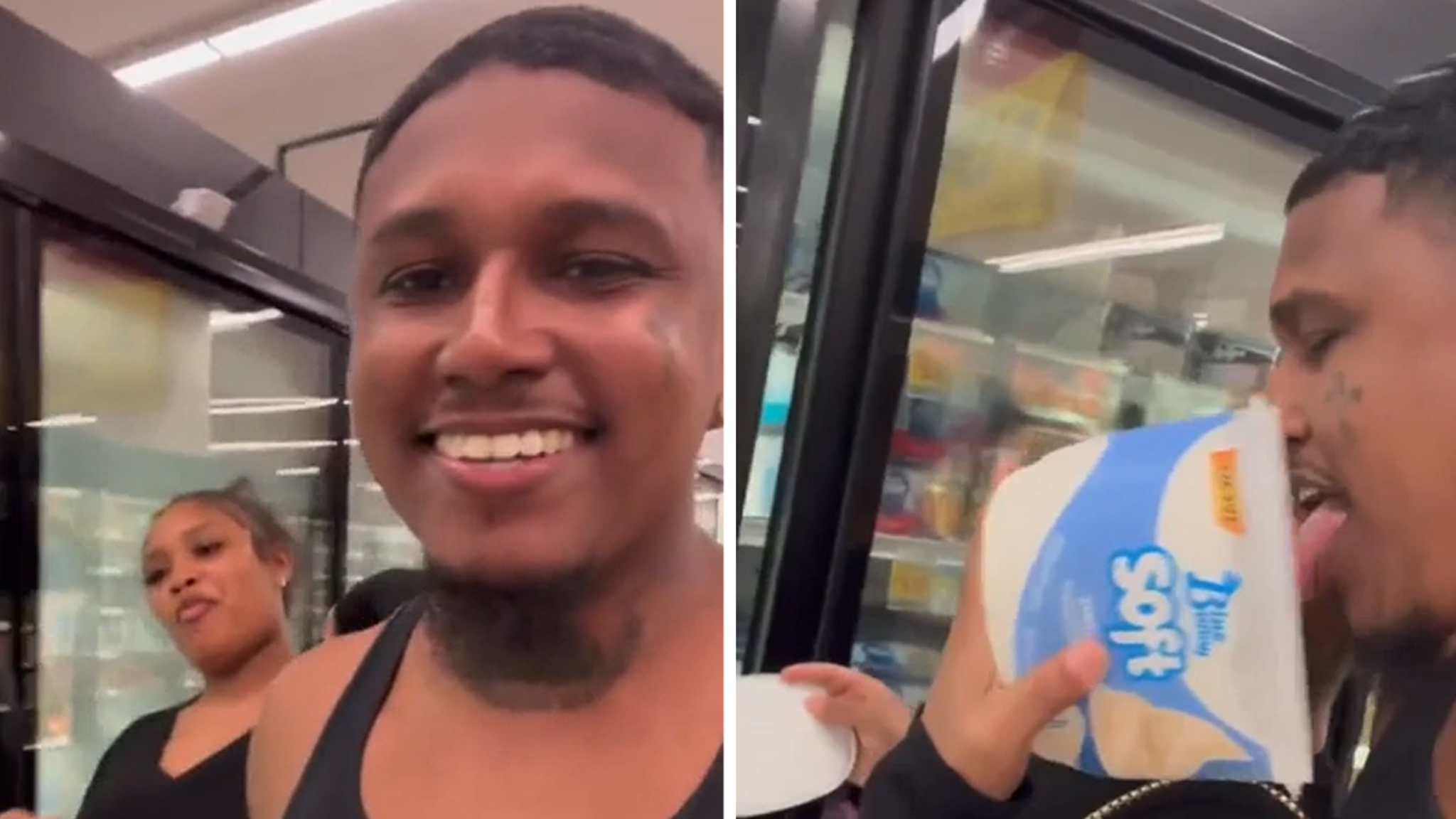 Couple Licks Ice Cream in Store, Slammed Online for Bringing Back Trend pic picture image