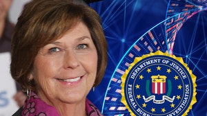 nancy guthrie with an fbi logo and some DNA getty