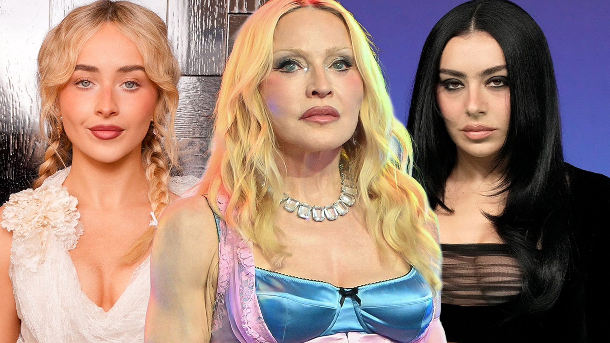 Madonna Kicks Off MTV VMAs With Sabrina Carpenter and Charli xcx