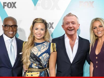 0609_la_reid_demi_lovato_louis_walsh_britney_spears_x_factor_getty