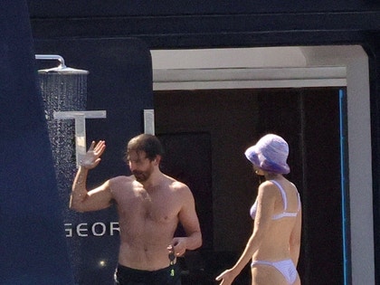 Gigi Hadid In A Bikini With Bradley Cooper On A Yacht photos 5