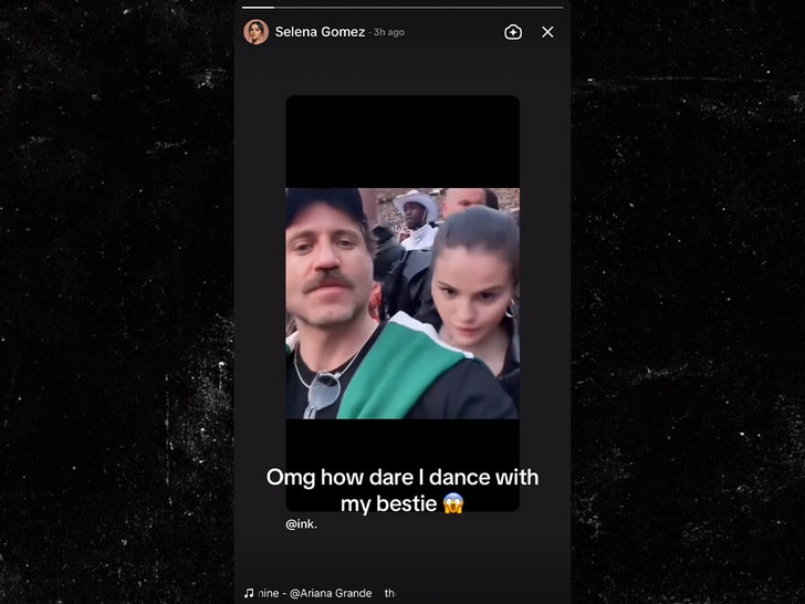 selena gomez response dancing insta 1