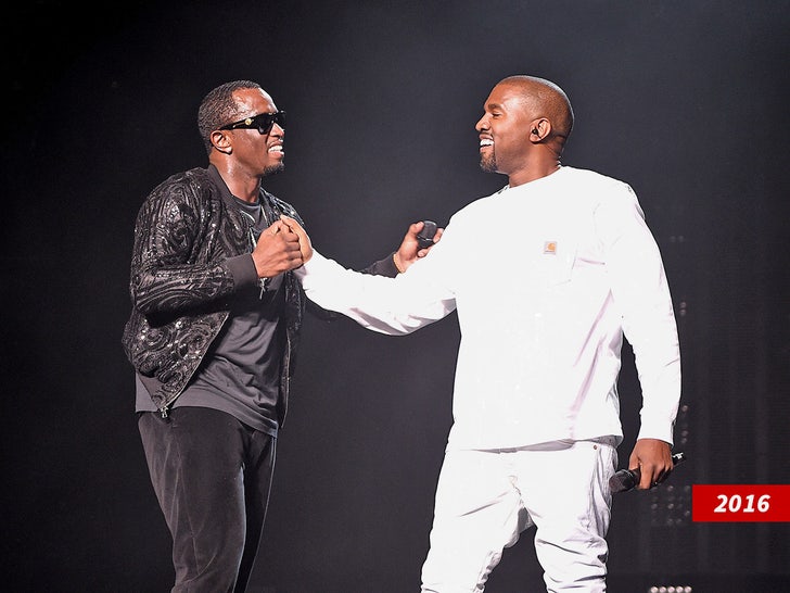 Kanye West P Diddy Sub Getty Swipe