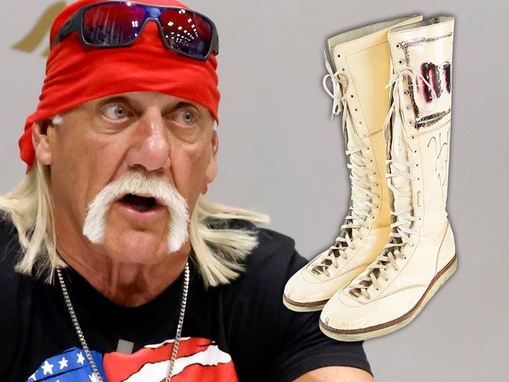 Hulk Hogan's Signed Boots Up For Auction
