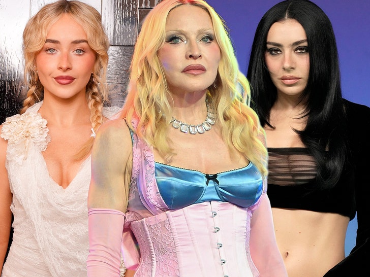 madonna charlie xcx sabrina carpenter getty
