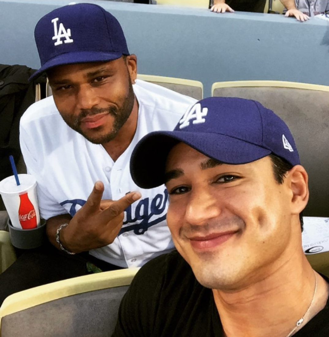 Anthony Anderson and Mario Lopez